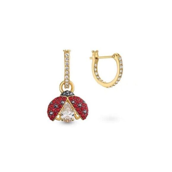 Swarovski Jewelry - Swarovski Ladybug Detachable Earrings